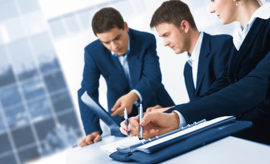 Teamwork in the office